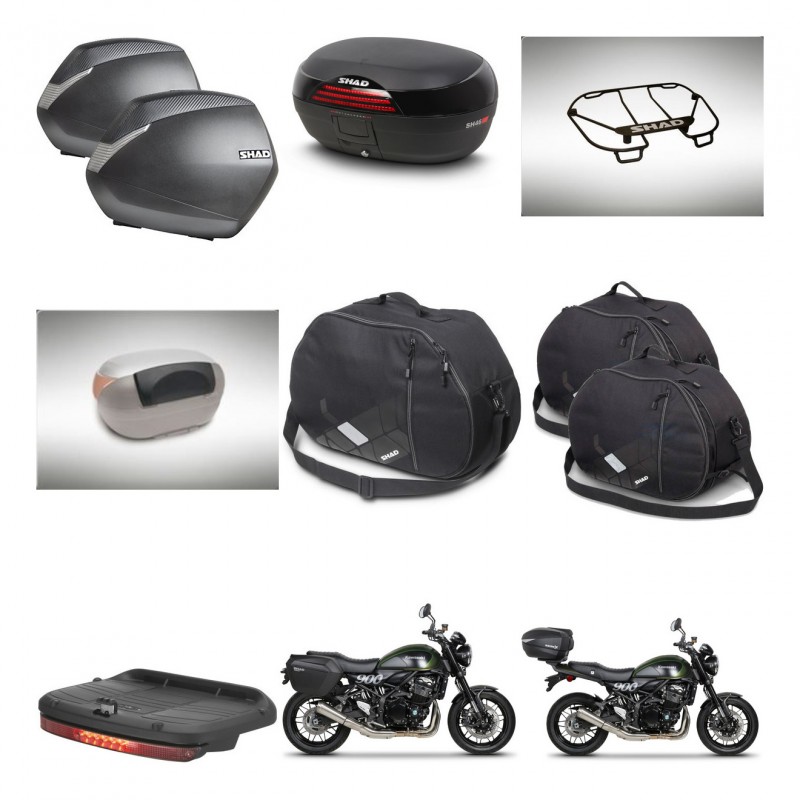 SHAD SH46 trunk + mounting bracket SH36 suitcases accessories 45 L KIT-463485