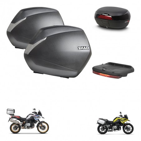 SHAD Baul SH46 + soporte montaje maletas SH36 accesorios 45 L KIT-463496