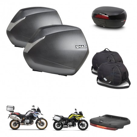 SHAD SH46 trunk + mounting bracket SH36 suitcases accessories 45 L KIT-463497