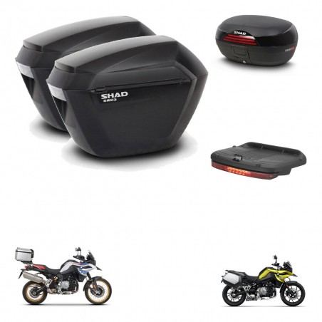 SHAD Baul SH46 + soporte montaje maletas sh23 accesorios 45 L KIT-463498