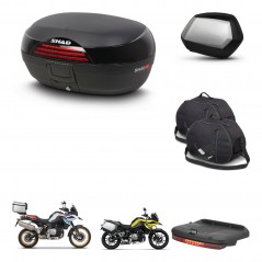 SHAD SH35 PREMIUM suitcases + mounting bracket SH46 trunk accessories 45 L KIT-463500