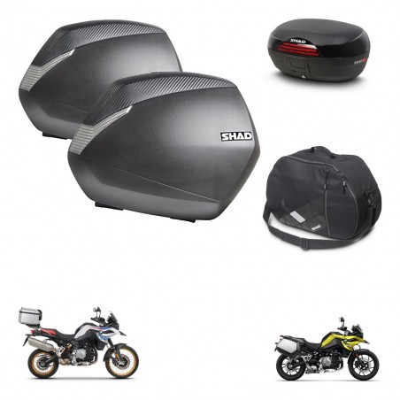 SHAD Baul SH46 + soporte montaje maletas SH36 accesorios 45 L KIT-463502