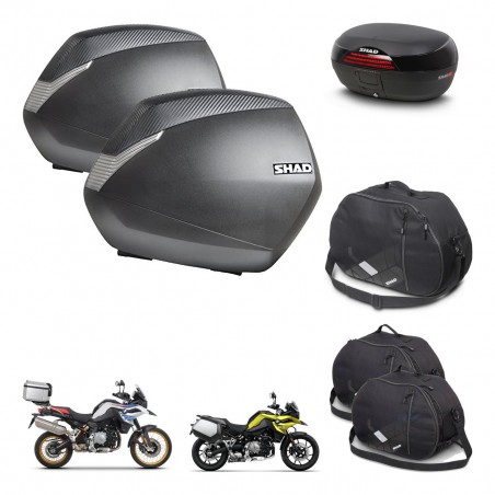 SHAD Baul SH46 + soporte montaje maletas SH36 accesorios 45 L KIT-463503