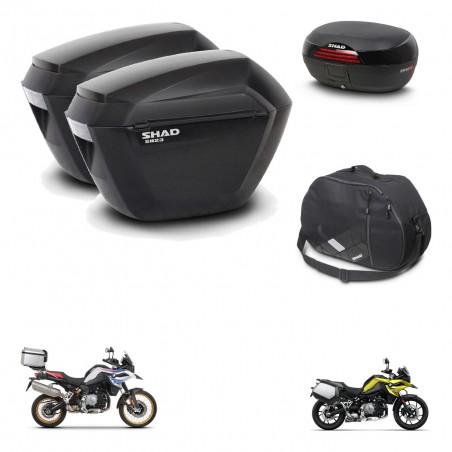 SHAD Baul SH46 + soporte montaje maletas sh23 accesorios 45 L KIT-463504