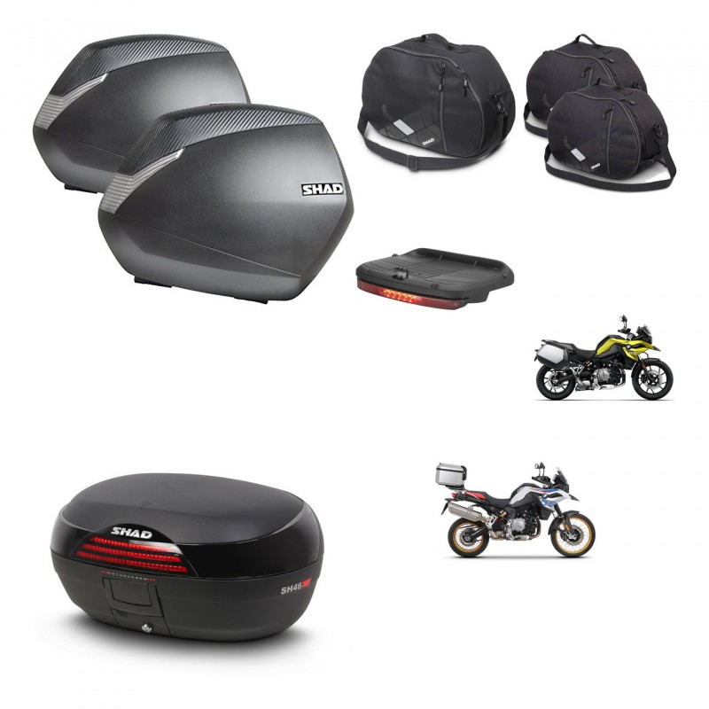 SHAD Baul SH46 + soporte montaje maletas SH36 accesorios 45 L KIT-463509