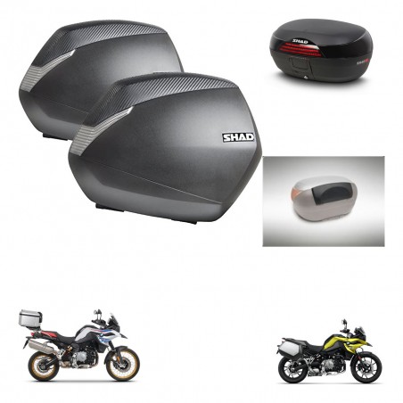 SHAD Baul SH46 + soporte montaje maletas SH36 accesorios 45 L KIT-463514