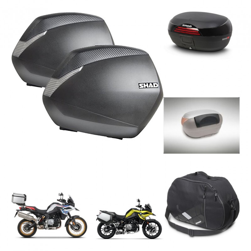 SHAD Baul SH46 + soporte montaje maletas SH36 accesorios 45 L KIT-463526