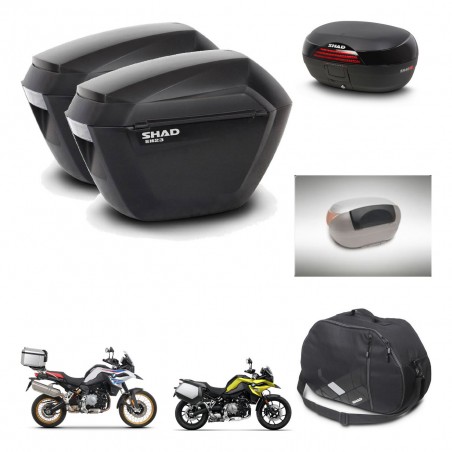 SHAD SH46 trunk + mounting bracket sh23 suitcases accessories 45 L KIT-463528