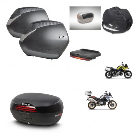 SHAD Baul SH46 + soporte montaje maletas SH36 accesorios 45 L KIT-463532