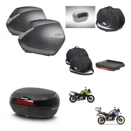 SHAD Baul SH46 + soporte montaje maletas SH36 accesorios 45 L KIT-463533