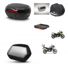 SHAD SH35 PREMIUM suitcases + mounting bracket SH46 trunk accessories 45 L KIT-463535