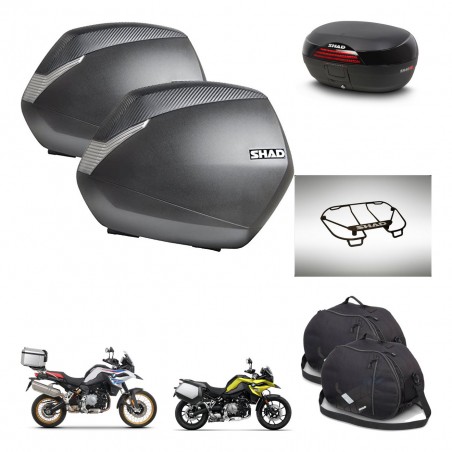 SHAD Baul SH46 + soporte montaje maletas SH36 accesorios 45 L KIT-463539