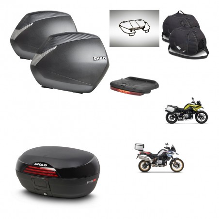 SHAD Baul SH46 + soporte montaje maletas SH36 accesorios 45 L KIT-463545