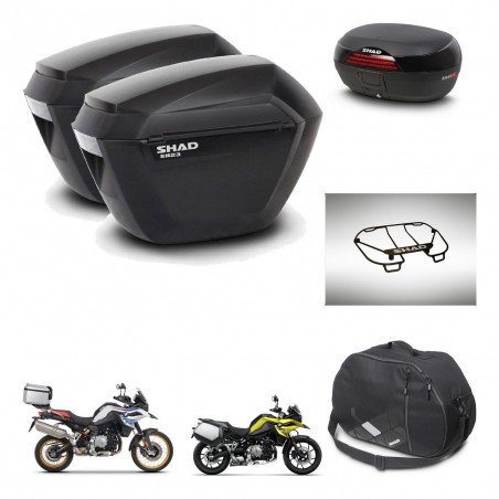 SHAD Baul SH46 + soporte montaje maletas sh23 accesorios 45 L KIT-463552