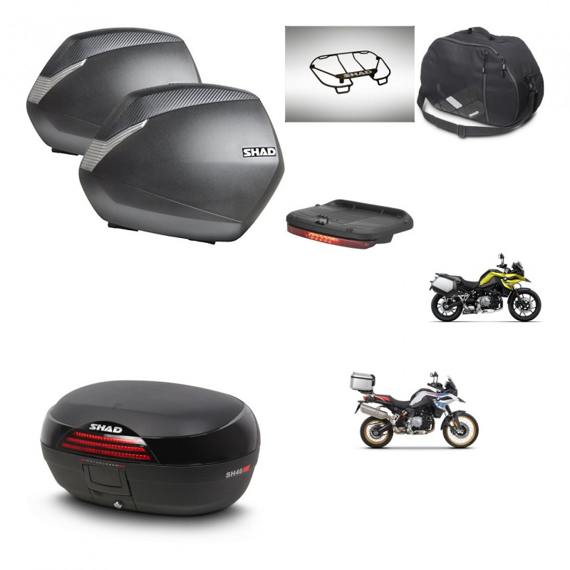 SHAD Baul SH46 + soporte montaje maletas SH36 accesorios 45 L KIT-463556