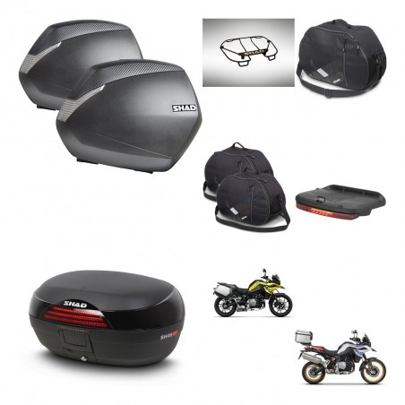 SHAD Baul SH46 + soporte montaje maletas SH36 accesorios 45 L KIT-463557