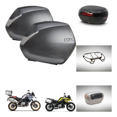 SHAD Baul SH46 + soporte montaje maletas SH36 accesorios 45 L KIT-463562