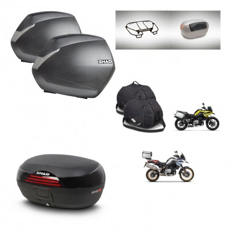 SHAD Baul SH46 + soporte montaje maletas SH36 accesorios 45 L KIT-463563