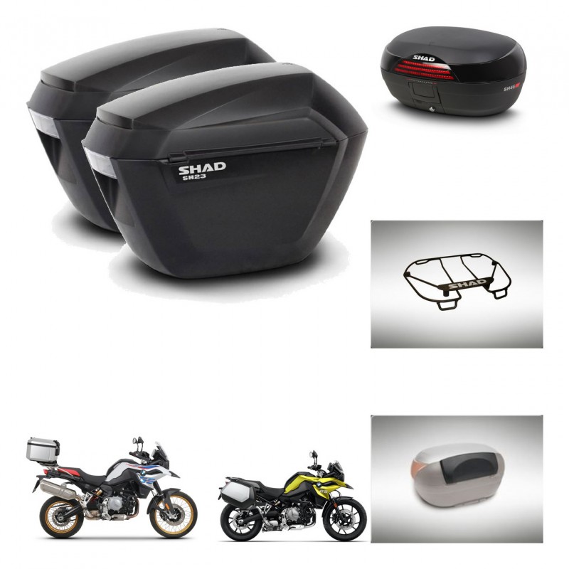 SHAD Baul SH46 + soporte montaje maletas sh23 accesorios 45 L KIT-463564