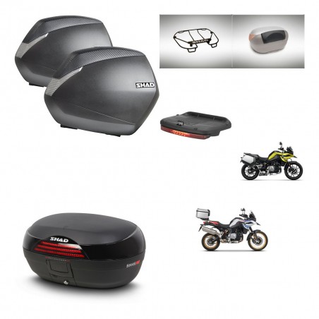 SHAD Baul SH46 + soporte montaje maletas SH36 accesorios 45 L KIT-463568