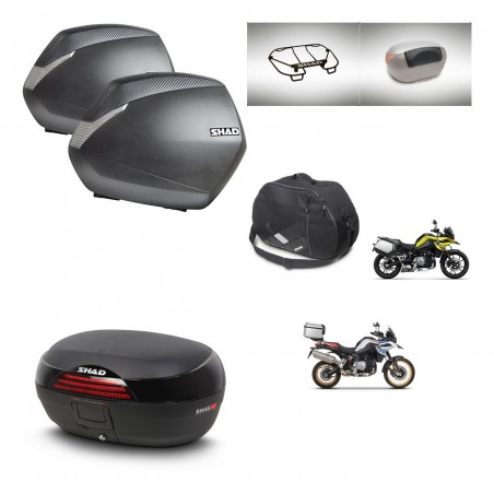 SHAD Baul SH46 + soporte montaje maletas SH36 accesorios 45 L KIT-463574