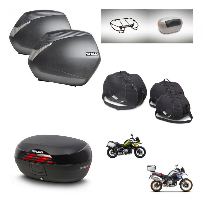 SHAD Baul SH46 + soporte montaje maletas SH36 accesorios 45 L KIT-463575