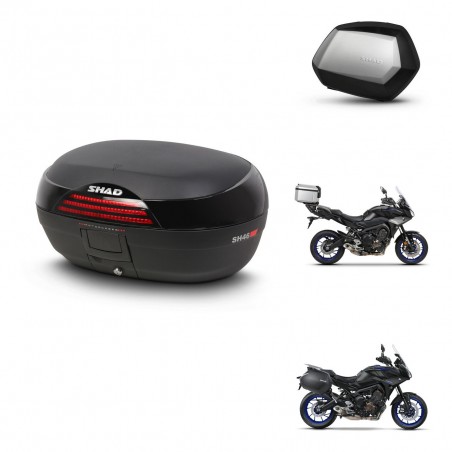SHAD Maletas SH35 PREMIUM + soporte montaje baul SH46 45 L KIT-463589