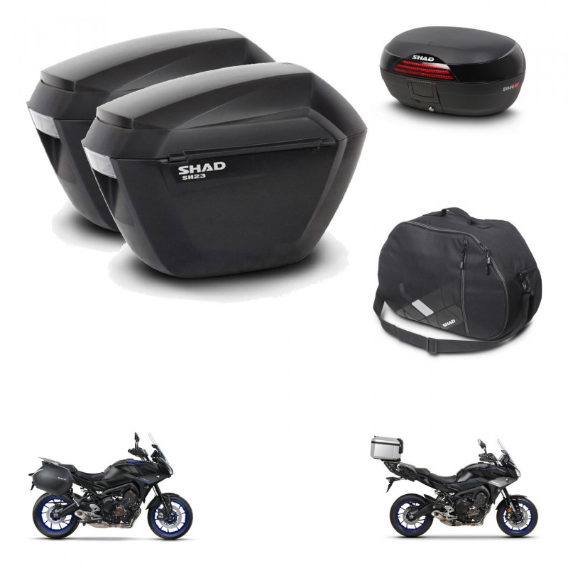 SHAD SH46 trunk + mounting bracket sh23 suitcases accessories 45 L KIT-463600