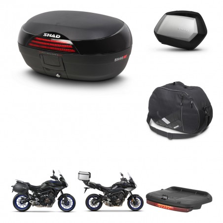 SHAD SH35 PREMIUM suitcases + mounting bracket SH46 trunk accessories 45 L KIT-463607