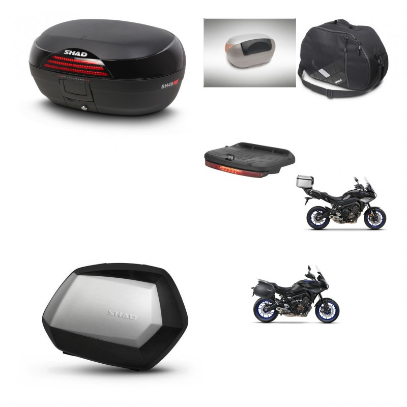 SHAD SH35 PREMIUM suitcases + mounting bracket SH46 trunk accessories 45 L KIT-463631