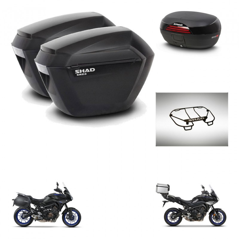 SHAD SH46 trunk + mounting bracket sh23 suitcases accessories 45 L KIT-463636