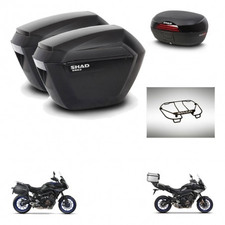 SHAD Baul SH46 + soporte montaje maletas sh23 accesorios 45 L KIT-463636