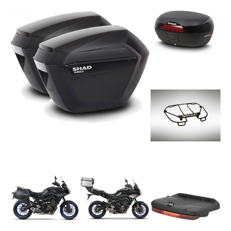 SHAD SH46 trunk + mounting bracket sh23 suitcases accessories 45 L KIT-463642