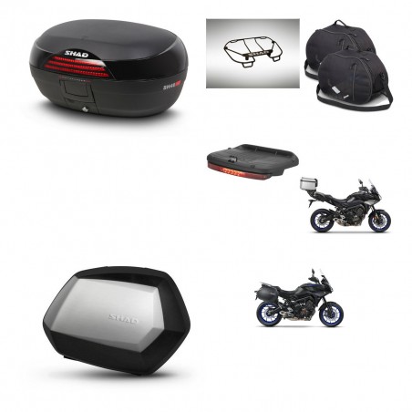 SHAD SH35 PREMIUM suitcases + mounting bracket SH46 trunk accessories 45 L KIT-463644