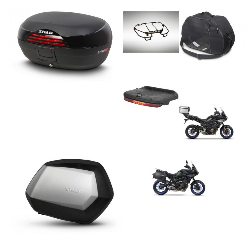 SHAD SH35 PREMIUM suitcases + mounting bracket SH46 trunk accessories 45 L KIT-463655