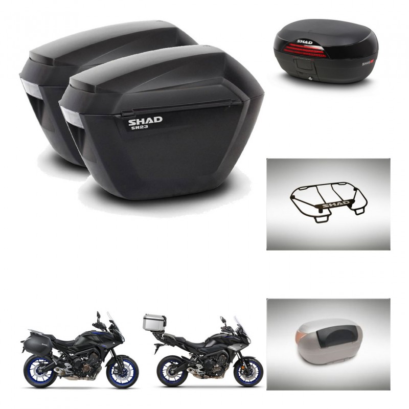 SHAD SH46 trunk + mounting bracket sh23 suitcases accessories 45 L KIT-463660