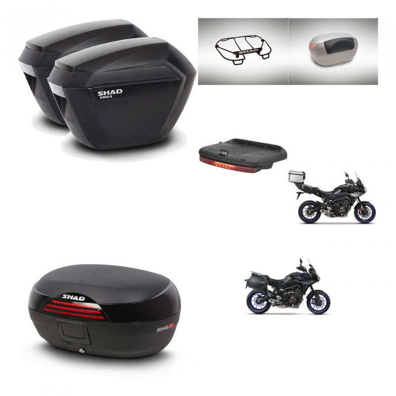 SHAD SH46 trunk + mounting bracket sh23 suitcases accessories 45 L KIT-463666