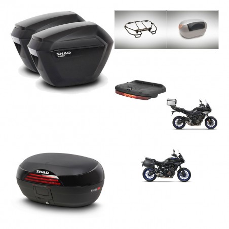 SHAD Baul SH46 + soporte montaje maletas sh23 accesorios 45 L KIT-463666