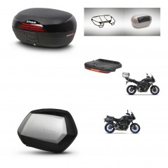 SHAD SH35 PREMIUM suitcases + mounting bracket SH46 trunk accessories 45 L KIT-463667