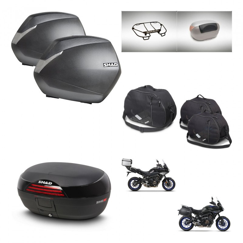 SHAD SH46 trunk + mounting bracket SH36 suitcases accessories 45 L KIT-463671