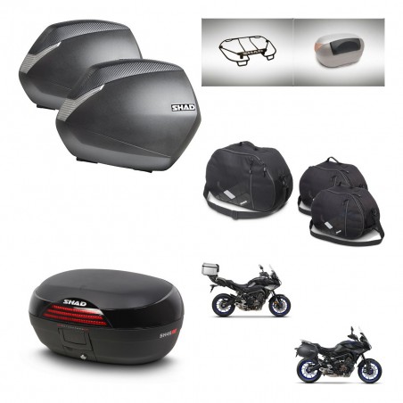 SHAD Baul SH46 + soporte montaje maletas SH36 accesorios 45 L KIT-463671