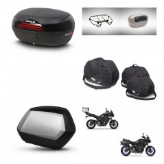 SHAD SH35 PREMIUM suitcases + mounting bracket SH46 trunk accessories 45 L KIT-463674