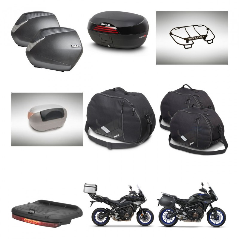SHAD SH46 trunk + mounting bracket SH36 suitcases accessories 45 L KIT-463677