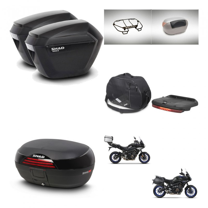 SHAD SH46 trunk + mounting bracket sh23 suitcases accessories 45 L KIT-463678