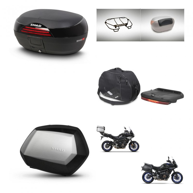 SHAD SH35 PREMIUM suitcases + mounting bracket SH46 trunk accessories 45 L KIT-463679