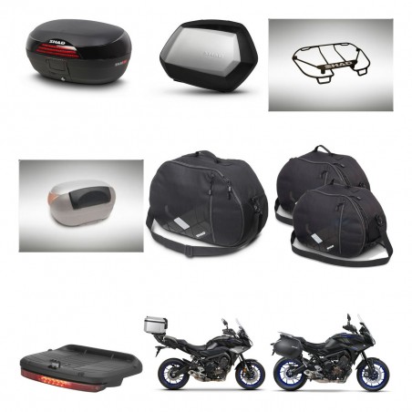 SHAD SH35 PREMIUM suitcases + mounting bracket SH46 trunk accessories 45 L KIT-463680