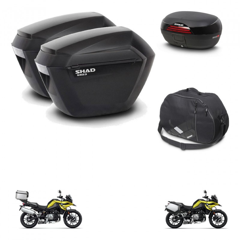 SHAD Baul SH46 + soporte montaje maletas sh23 accesorios 45 L KIT-463696