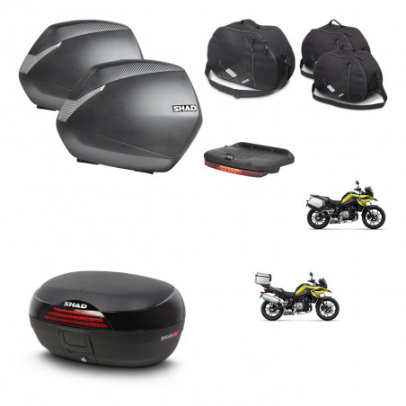 SHAD Baul SH46 + soporte montaje maletas SH36 accesorios 45 L KIT-463701