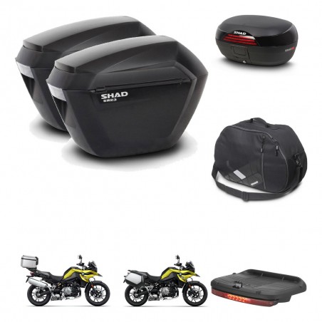 SHAD Baul SH46 + soporte montaje maletas sh23 accesorios 45 L KIT-463702
