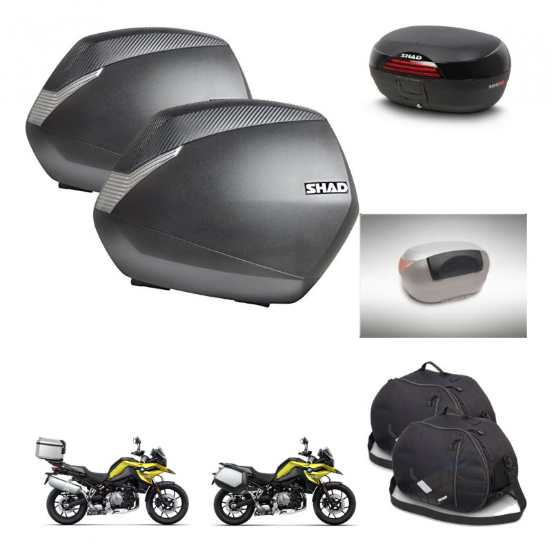 SHAD Baul SH46 + soporte montaje maletas SH36 accesorios 45 L KIT-463707